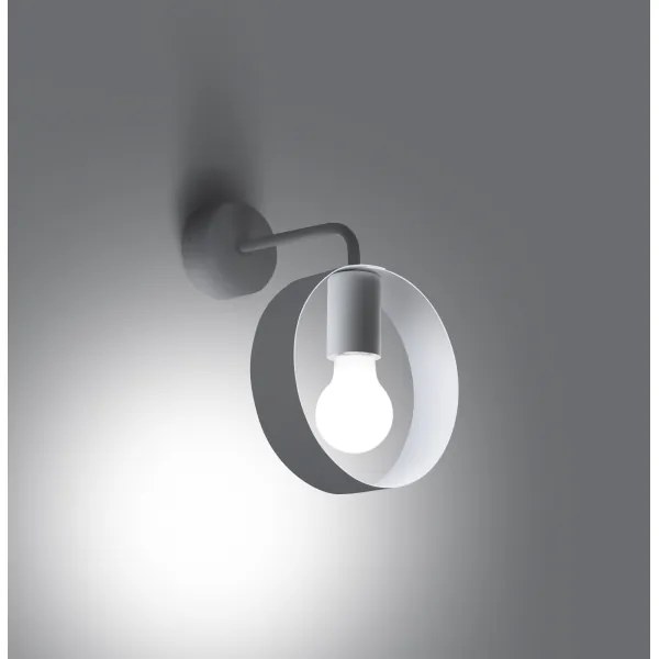 Sollux SL.1134 - Applique TITRAN 1xE27/60W/230V bianco