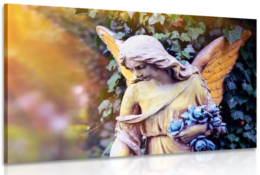 Quadro su tela – Statua di angelo