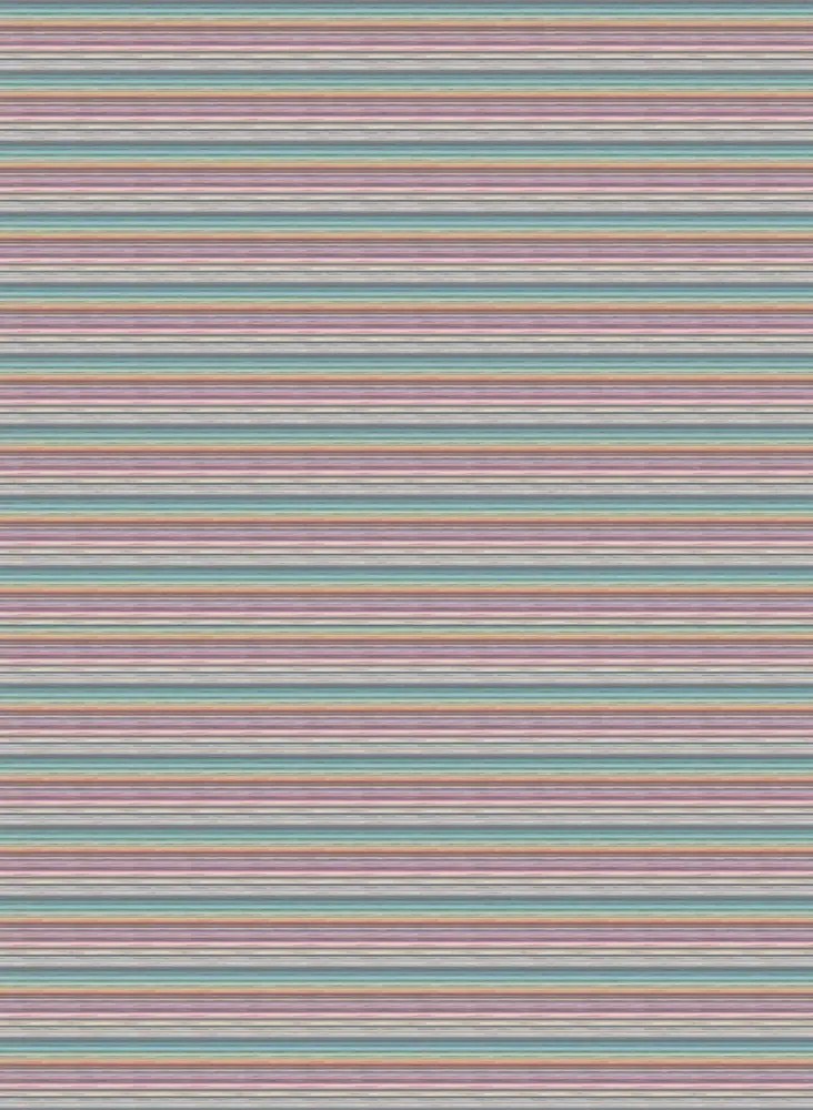 Missoni Home Carta da parati Riga Multicolor Orizzontale - 10198
