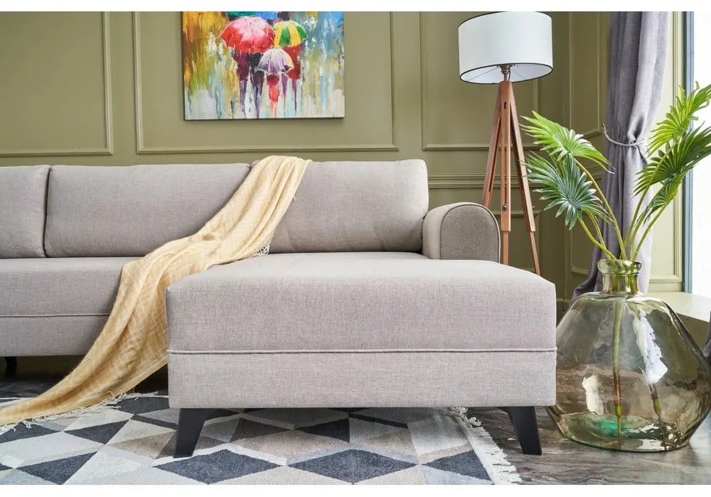 Divano angolare a U beige Belen - Balcab Home