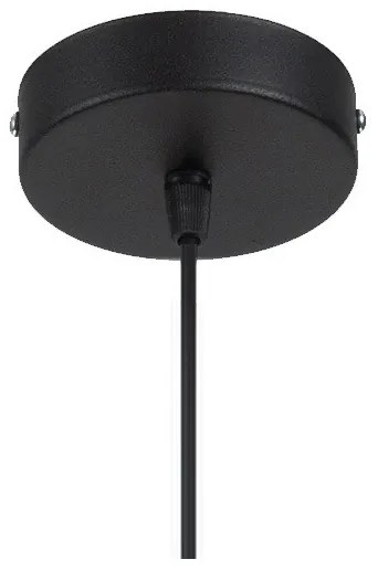 Lampadario su filo WILL 1xE27/60W/230V nero