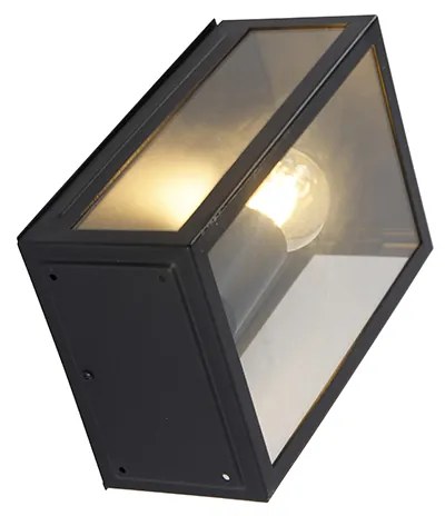 Lampada da parete per esterni intelligente nera 25,5 incl. WiFi A60 IP44 - Rotterdam