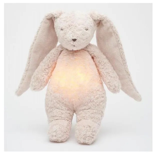 Moonie - Compagno di coccole con melodia e luce 2.0 coniglietto organic rosa