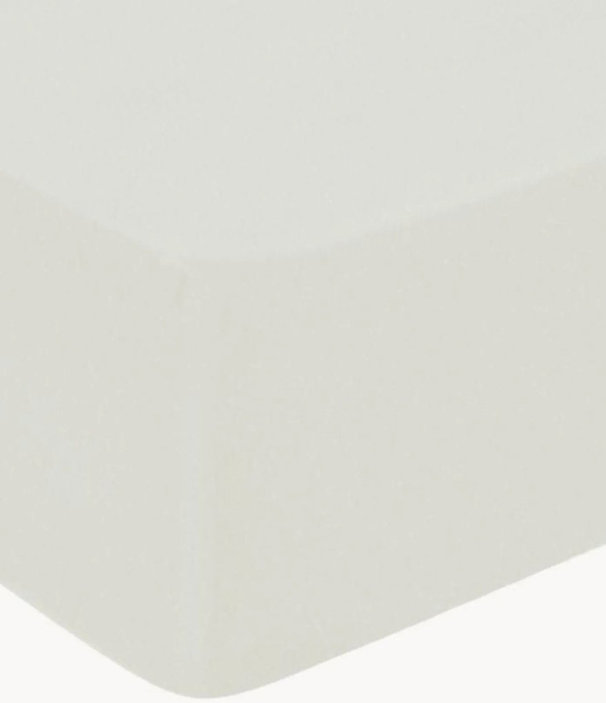 Lenzuolo con angoli boxspring in raso di cotone Uni