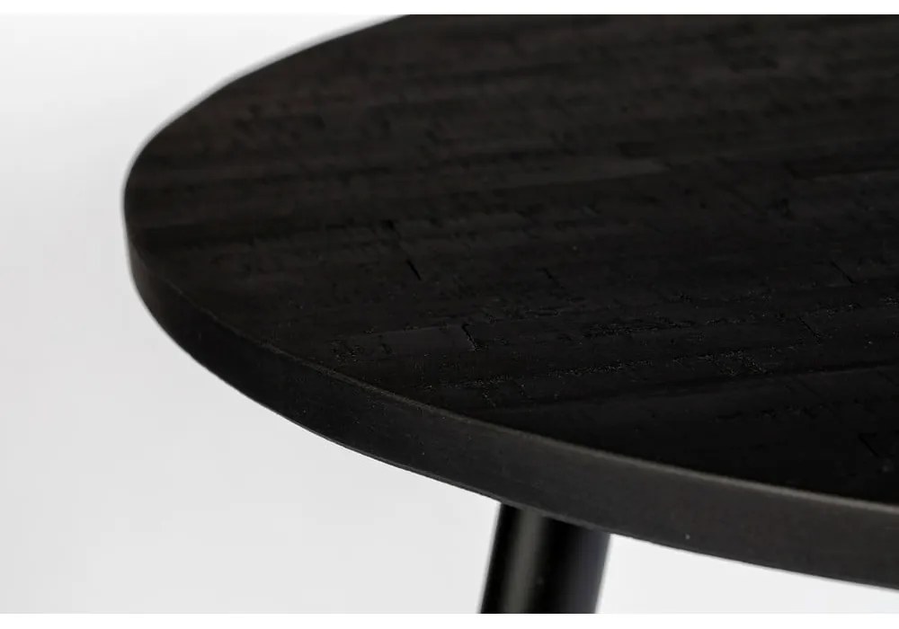 Tavolo da pranzo rotondo in legno di teak ø 110 cm Mo - White Label