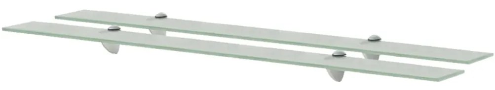 Mensole Galleggianti 2 Pz İn Vetro 100x10 Cm 8 Mm /