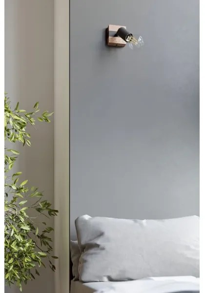 Sollux SL.1295 - Faretto ZUCA 1xE27/15W/230V nero