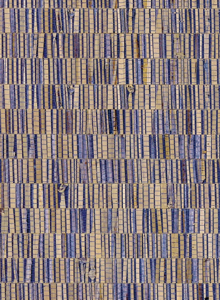 Arte International Carta da parati Fringe - Blue/ Stone