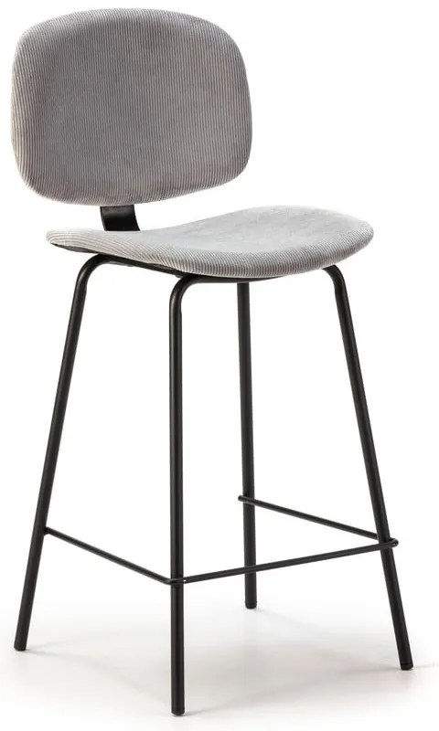 Set di sgabelli da bar grigio chiaro 2pz (altezza seduta 66 cm) Arus - Marckeric