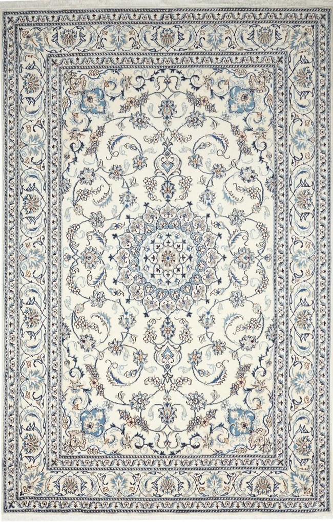 Nain Tappeto persiano 300 x 200 Beige (Iran) Annodato A Mano