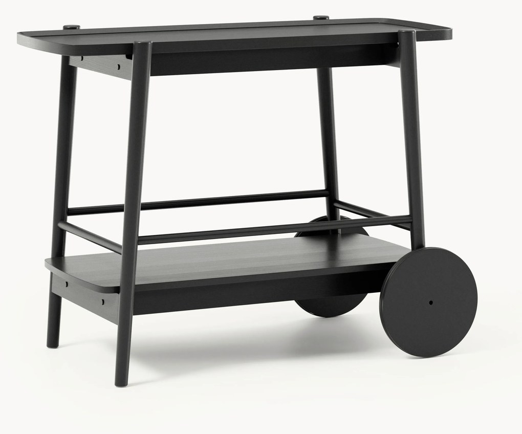 Carrello bar in legno Libby