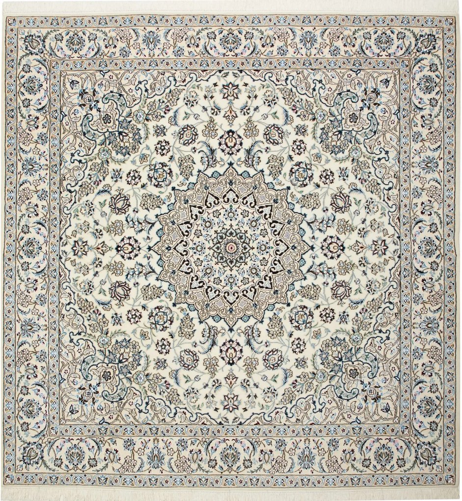 Nain Tappeto 200 x 210 (Iran) Annodato A Mano