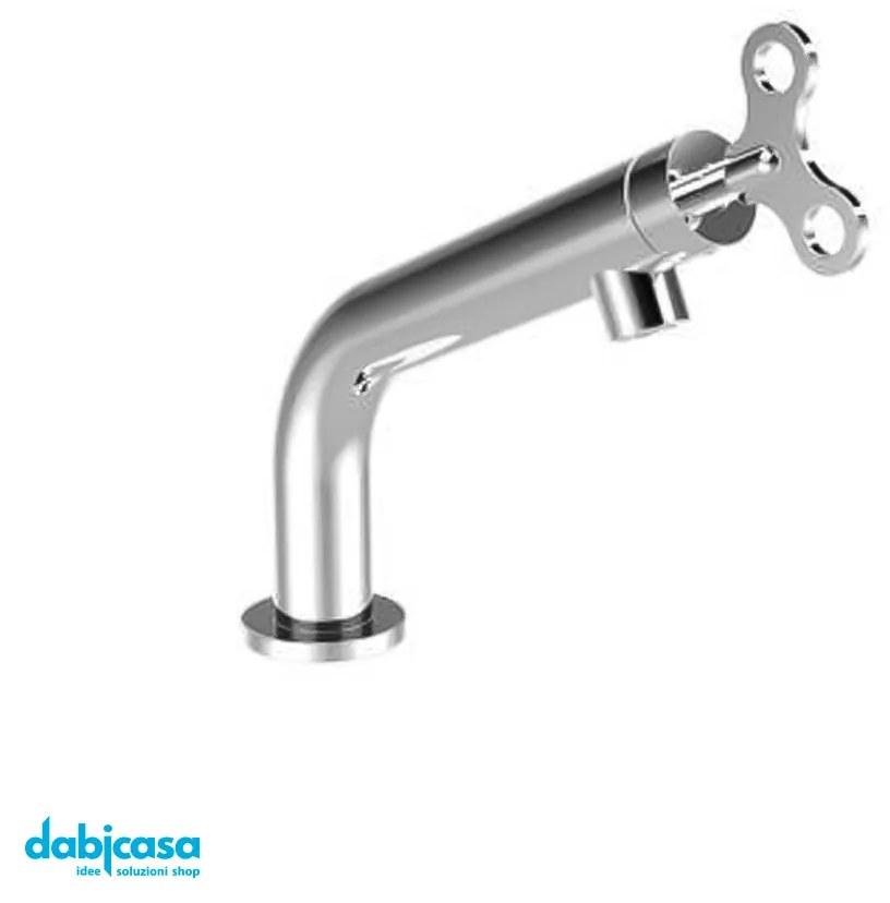 Bongio "Acquacarica" Miscelatore Lavabo Con Cartuccia Progressiva cromo Lucido C/Scarico Click-Clack