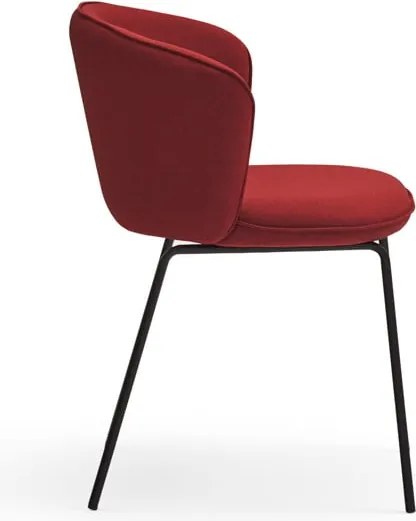 Set di sedie da pranzo rossa in imbottito 2 pz Add – Teulat