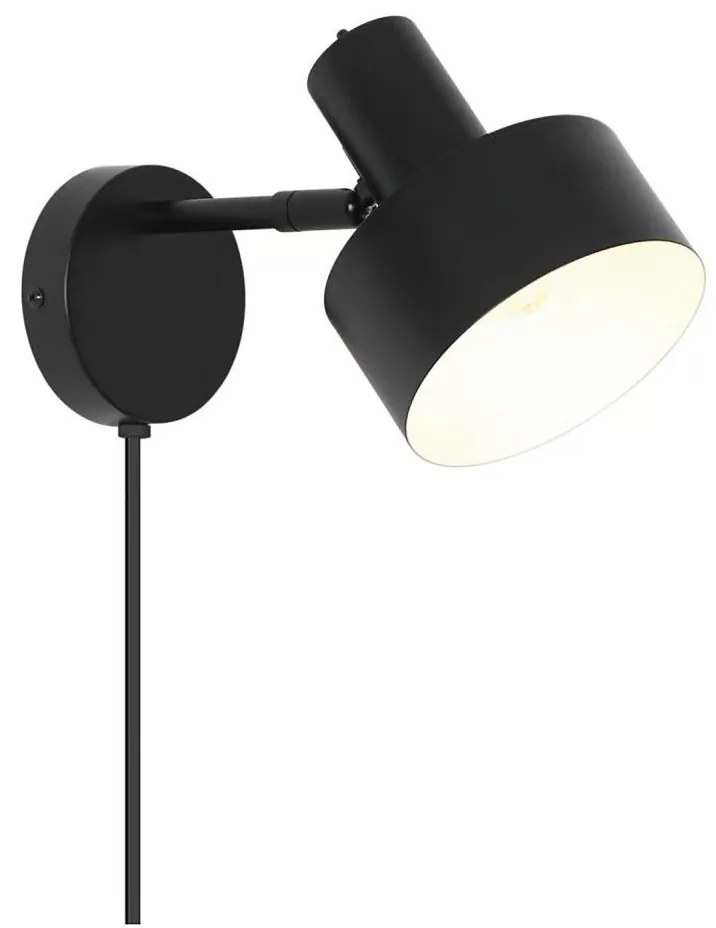 Nordlux - Applique da parete MATIS 1xE27/15W/230V nero