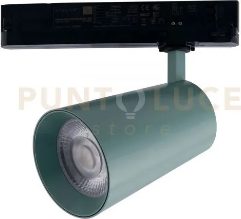 Faro binario led kone verde in alluminio 24w 2365lm 4000k 22,4x13x8...