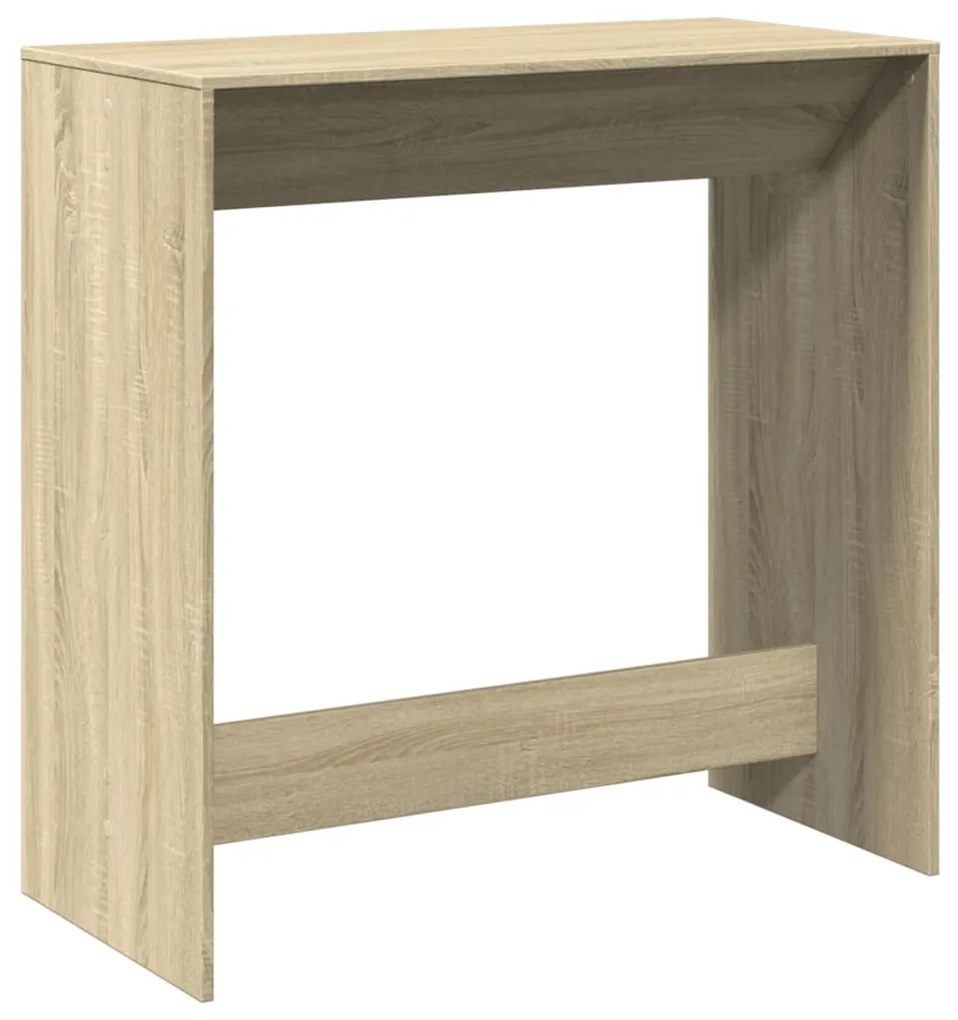 Tavolo da bar rovere sonoma 102x50x103,5cm in legno multistrato