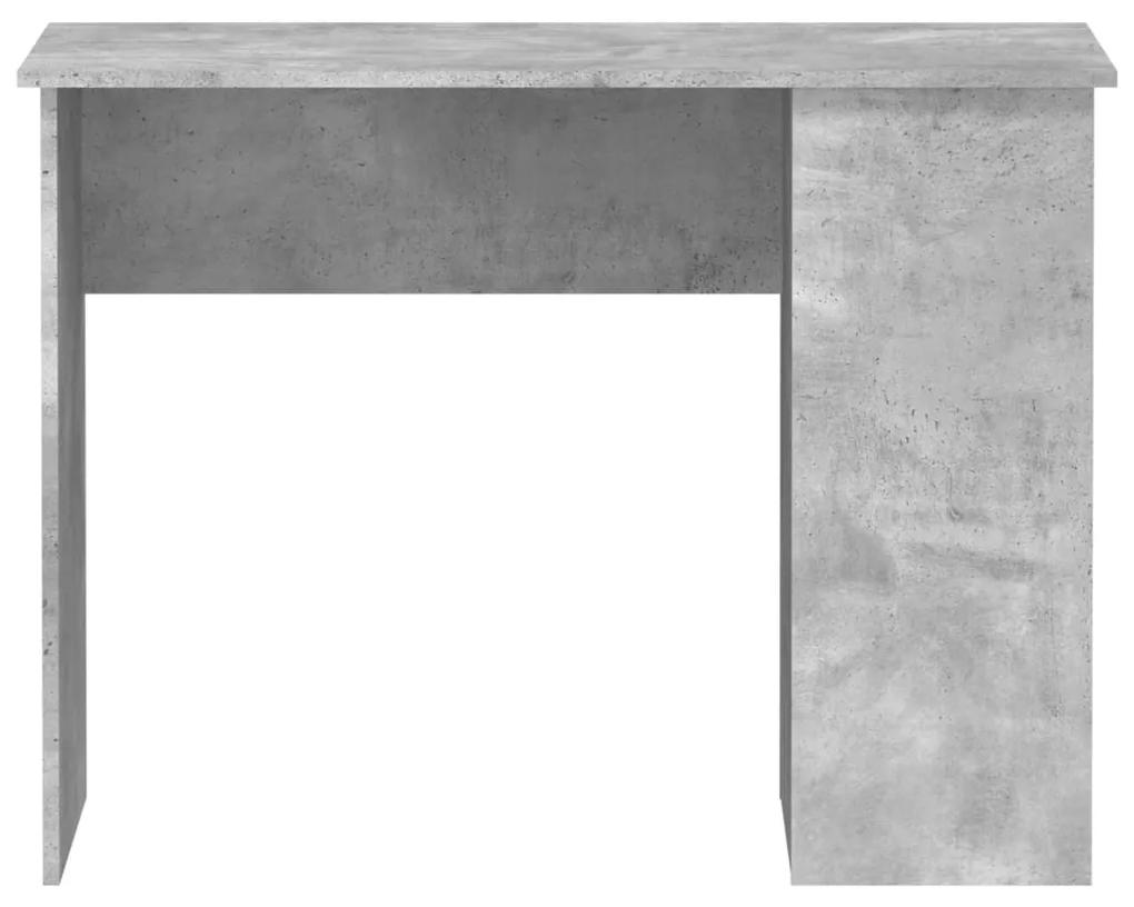Scrivania Grigio Cemento 100x55x75 cm in Legno Multistrato