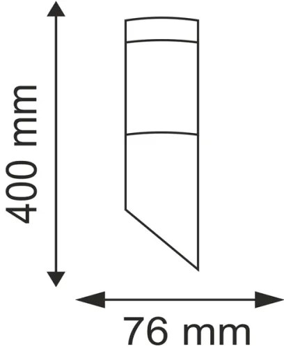 Lampada LED da esterno LIVIA 1xE27/7W/230V 4000K IP44