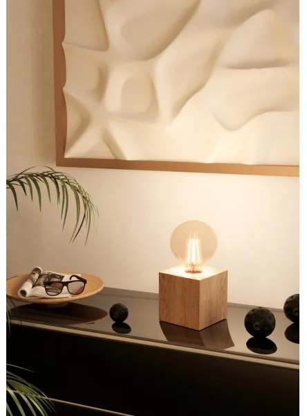 Eglo 43733 - Lampada da tavolo PRESTWICK 1xE27/40W/230V beige