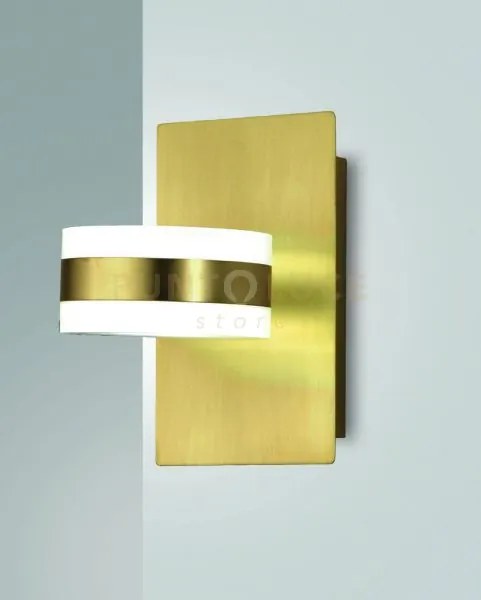 Dunk applique ottone satinato a led 3000k - 16w - 1510 lm orientabile