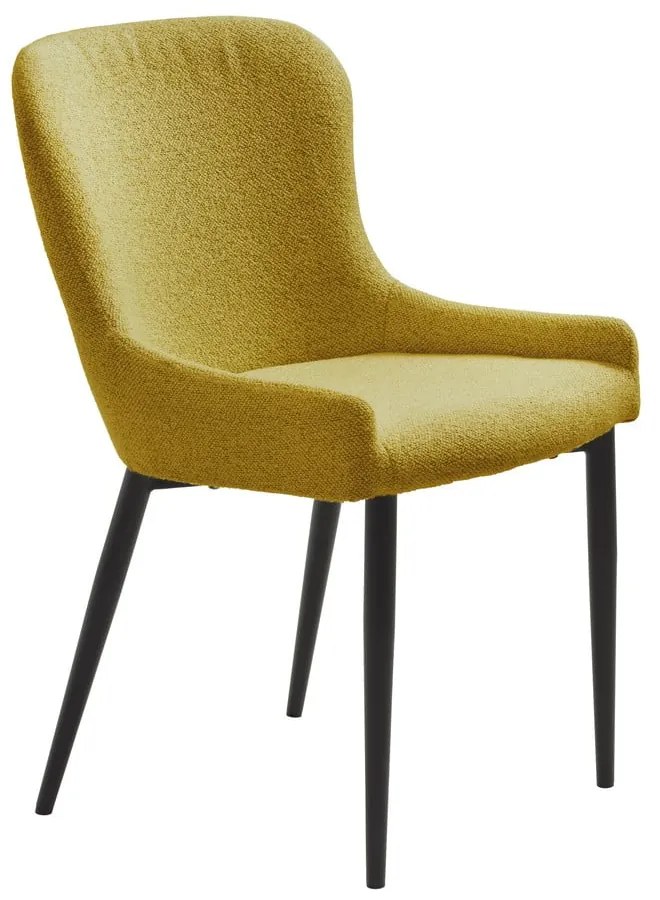 Sedia da pranzo gialla Ontario - Unique Furniture