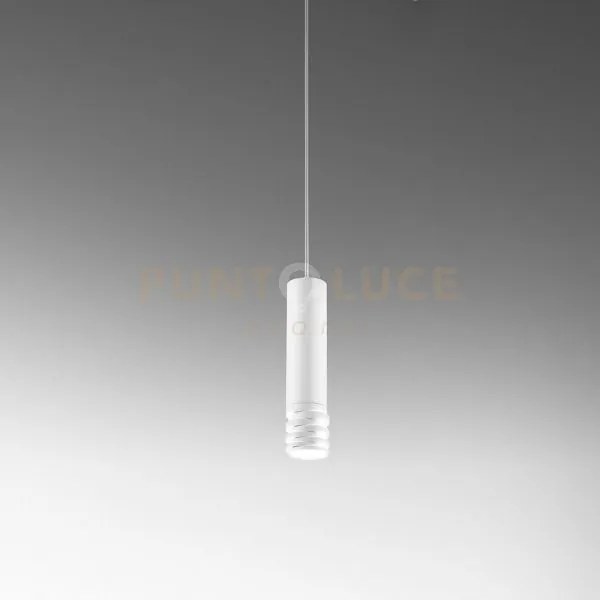 Emily s - sospensione colore bianco 1 luce altezza regolabile attac...
