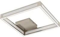 Plafoniera Contemporanea Altaflor Led Acciaio Grigio