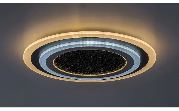 Rabalux 71316 - Plafoniera LED dimmerabile TANELI 56W/230V 3000/4000/6000K nera + telecomando