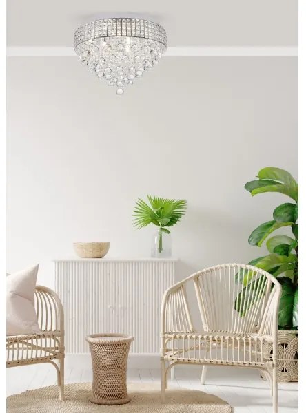 Zuma Line 19027-L - Plafoniera CAPRI 9xG9/25W/230V cromo