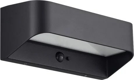Nordlux - Lampada solare LED con sensore MARCELLIO LED/5W/5V IP54 nero