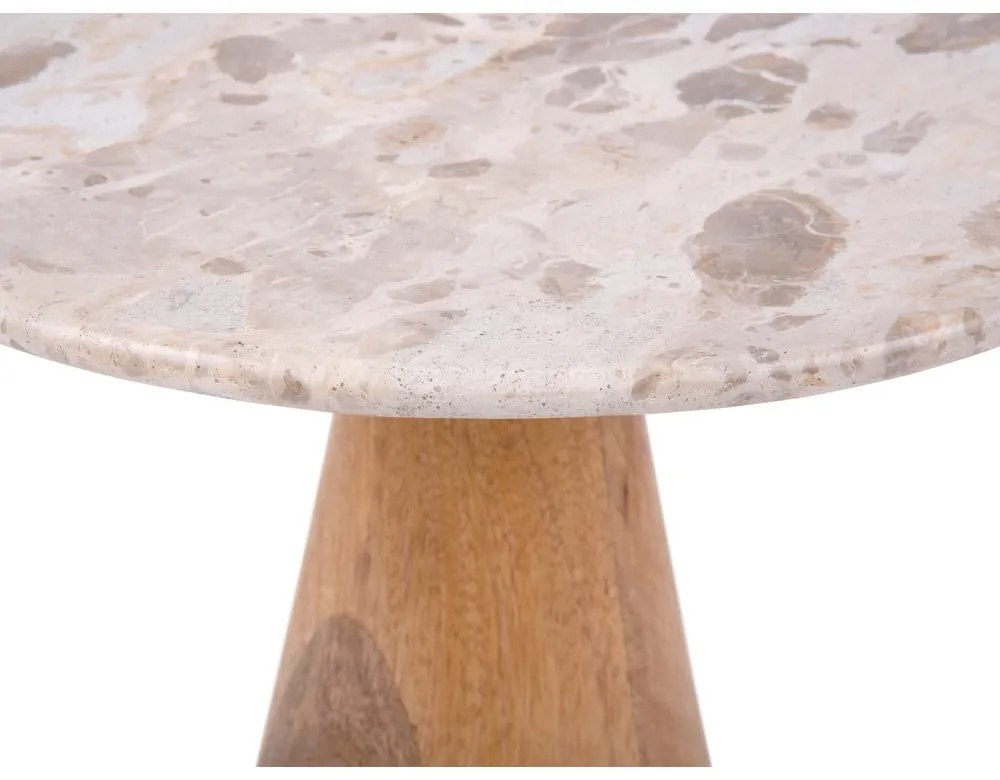 Tavolino rotondo con piano in marmo ø 50 cm Force - Leitmotiv