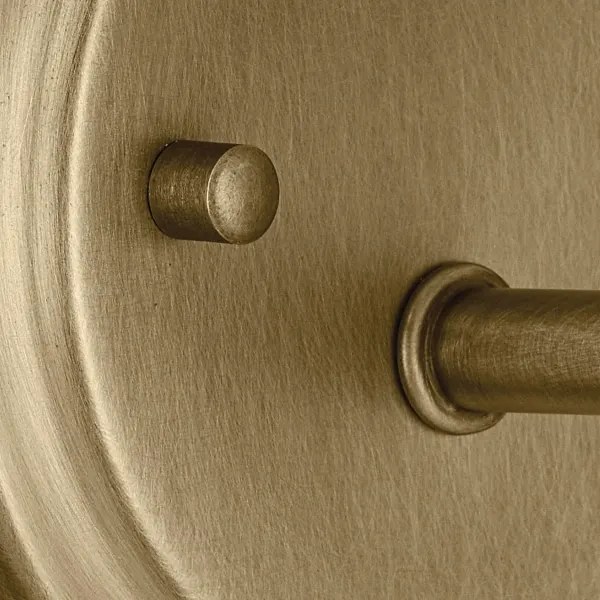 Kichler KL-WINSLOW-1W-NBR - Applique WINSLOW 1xE27/60W/230V ottone