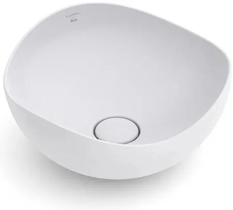 Lavabo da appoggio ROCA irregolare in ceramica beige