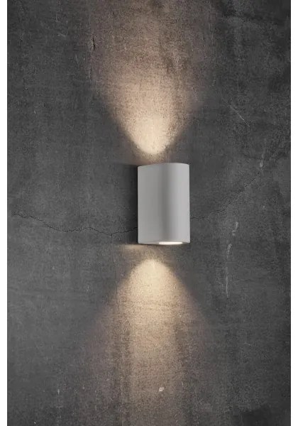Nordlux - Lampada da parete per esterni CANTO 2xGU10/28W/230V IP44 bianca