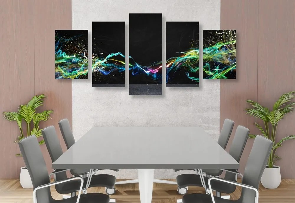 Quadri 5 pezzi – Astrazione moderna