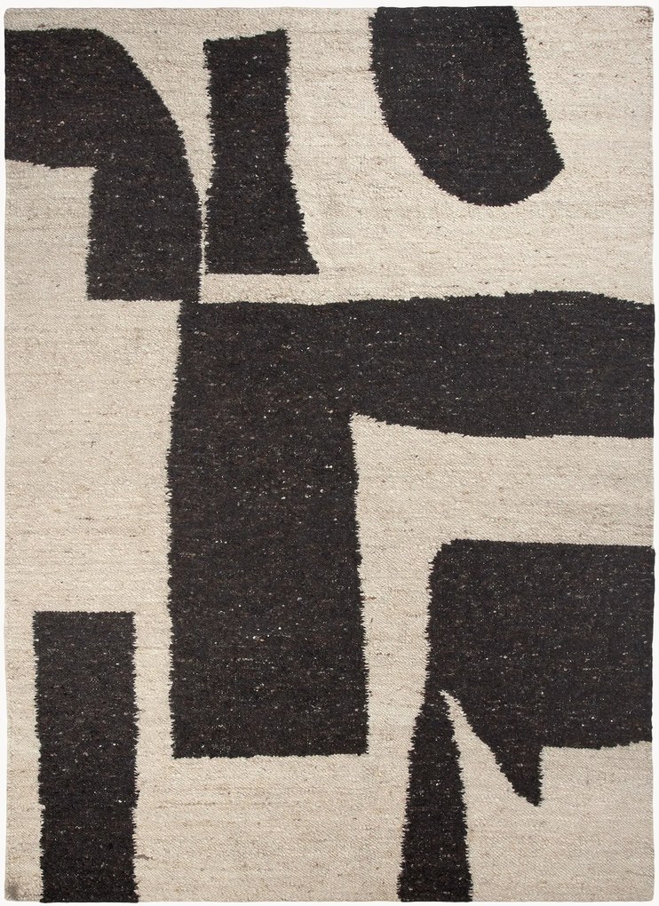 Tappeto in lana a pelo corto tessuto a mano Piece