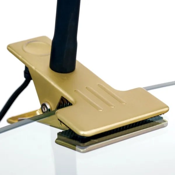 Orion Str 10-489 - LED Flessibile lampada da tavolo con clip KURT LED/5W/230V oro