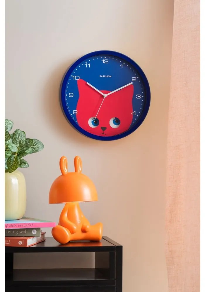 Orologio per bambini ø 31 cm Peekaboo Cat - Karlsson