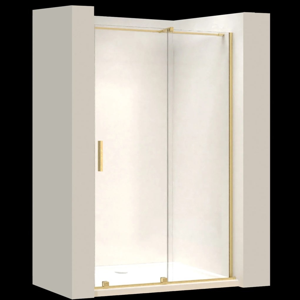 Porta doccia Rea Montana 120 Gold brush