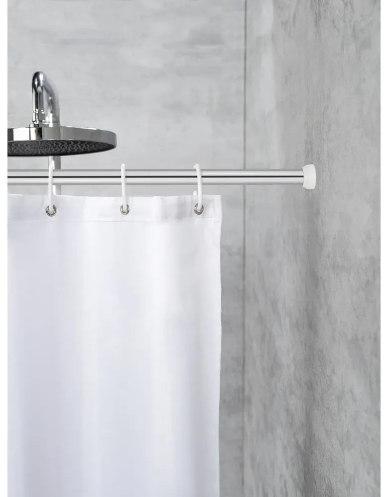 Asta per tenda da doccia color argento lucido 110 - 185 cm – Wenko