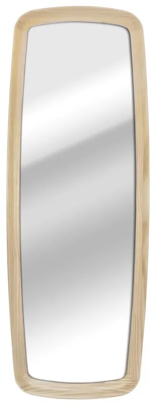 Specchio MIRROR rettangolare in legno giallo 43 x 119 cm INSPIRE