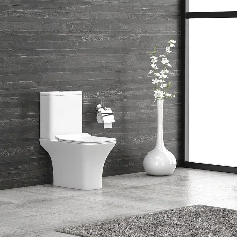 Kamalu - wc monoblocco rimless con scarico a terra | tetra-to20