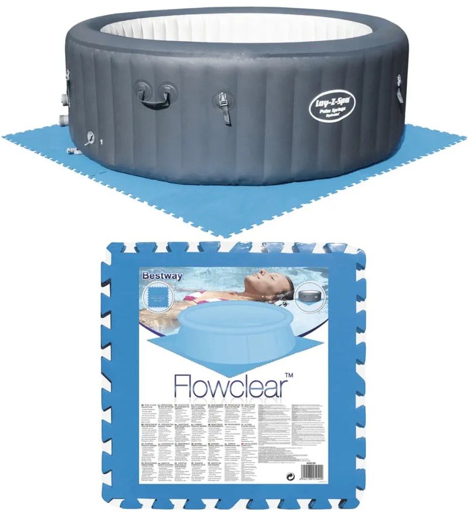 Protezioni Per İl Pavimento Della Piscina 8 Pz Blu 58220 /