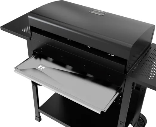 Barbecue A Gas 4 Fuochi Ripiani Pieghevoli Hot 4 C-Line