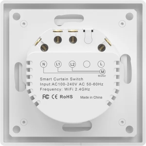 Immax NEO 07540L - Interruttore intelligente per il controllo di tende veneziane e tapparelle 230V Wi-Fi Tuya