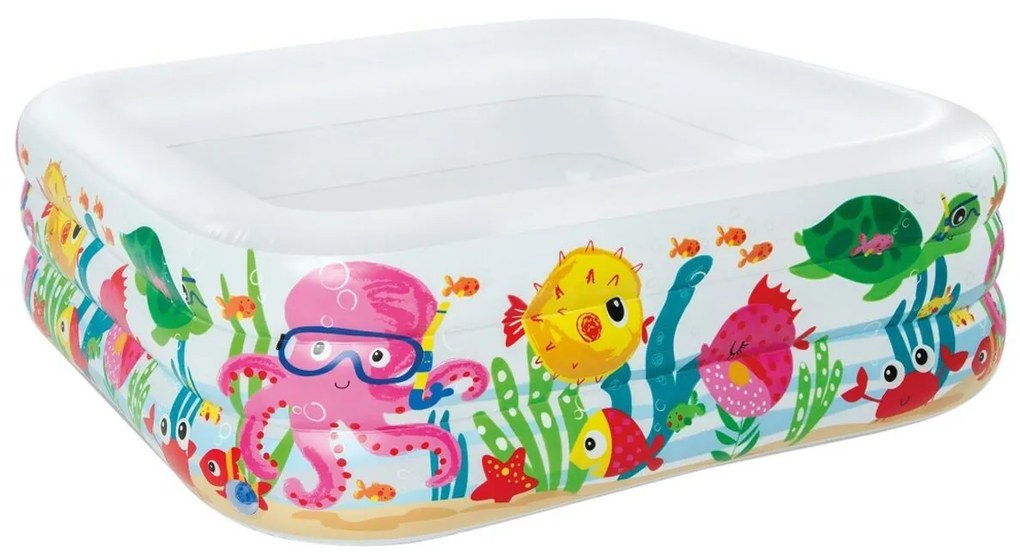 Piscina Gonfiabile per Bambini Intex Acquario 340 L 159 x 50 x 159 cm (3 Unità)