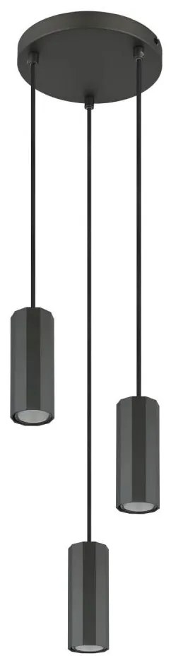 Globo 57918-3H - Lampadario a sospensione con filo JAMES 3xGU10/25W/230V