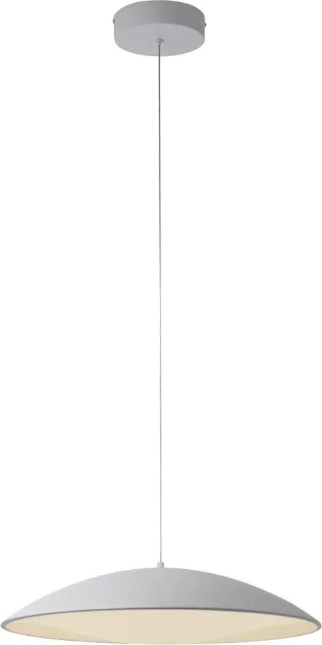 Schöner Wohnen 14607-16 - LED dimmerabile lampadario a sospensione con cavo LENTE LED/23W/230V Ø50 cm bianco