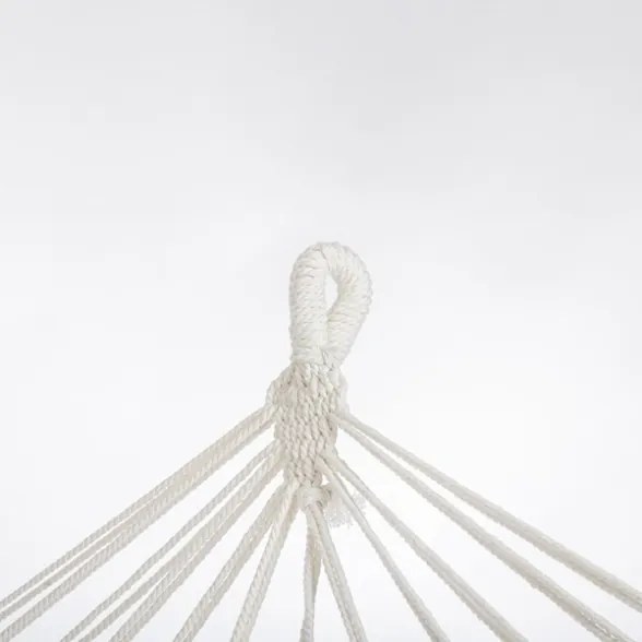 Amaca Da Esterno Relax 100x200 Bianco-Salvia A Righe Bizzotto